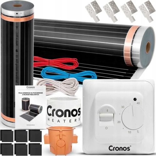 CRONOS INFRARDEČA GRELNA FOLIJA IR MAT S TERMOSTATOM 140W/m2 2m2