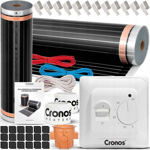 CRONOS INFRARDEČA GRELNA FOLIJA IR MAT S TERMOSTATOM 140W/m2 22m2