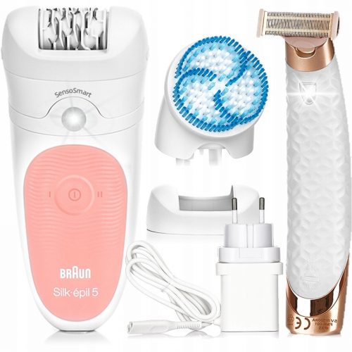  BRAUN DEPILATOR Silk-epil 5 Wet&Dry + SHAR + MASAŽA + PRIZRIVALNIK - ExtremePack