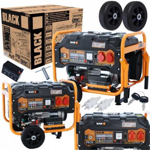  Prenosni enofazni generator Black 3000 W bencin