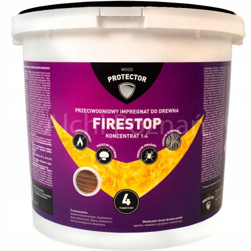  Ognjevarna impregnacija FIRESTOP rdeča 5 kg