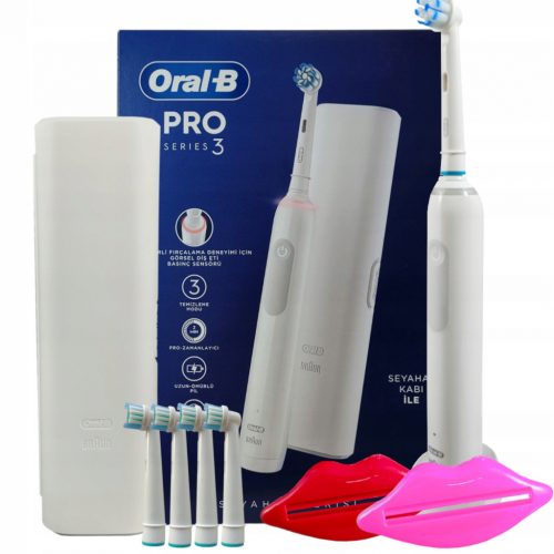  Oral-B 3 3500 električna zobna ščetka, bela