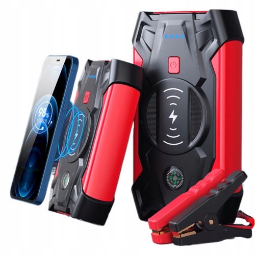  Zmogljiv Jump Starter Starting Booster Powerbank 12V Set svetilk 20000mAh