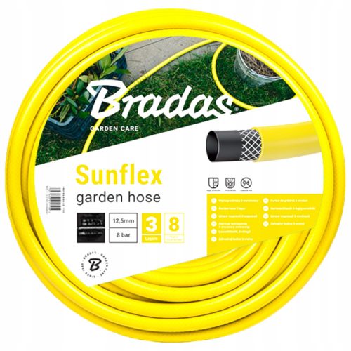  Vrtna cev Bradas WMS1/220 SUNFLEX 1/2" 20 m