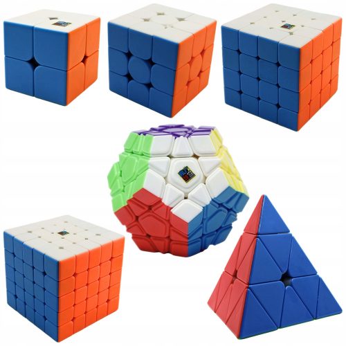  SET kock 2x2 + 3x3 + 4x4 + 5x5 + piramida + Megaminx HITRO + BREZPLAČNO