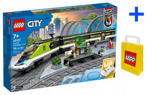  LEGO City 60337 Express Passenger Train + VP papirnata vrečka LEGO 6315794 velika