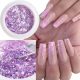  DOSTAVA Iridescent DUST NAIL FLAKES CRYSTAL EFFECT VIOLET