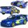  Avto Kinsmart Subaru Impreza 1:36 modra + CAR BOX MODEL AVTA KINSMART