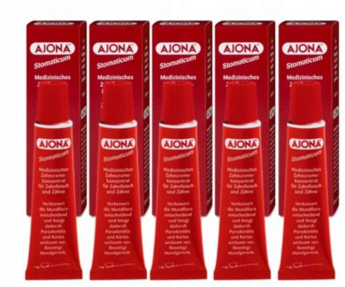  AJONA zobna pasta medicinski koncentrat 5x25ml DE