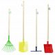 Komplet orodij za razmnoževanje Little Gardener Shovel Rake Spade 4 KOS