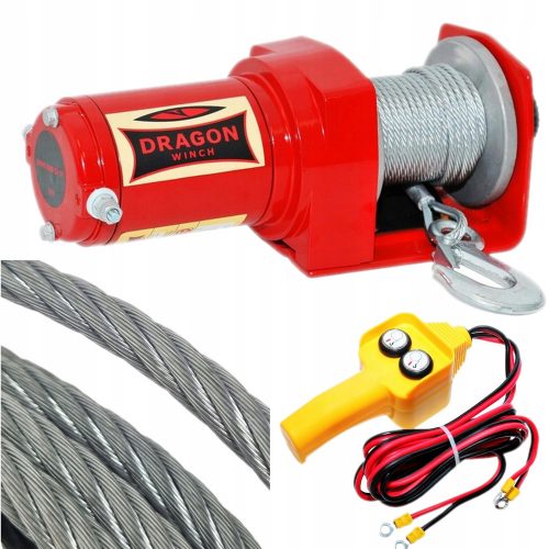  Dragon Winch el DWM 2000 ST vitel z jekleno vrvjo