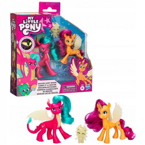  Hasbro Moj mali poni Magic of Dragon Light 3 figure svetijo s fluo F8702