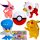  SET FIGUR POKEMON 5v1 POKEBALL FIGURICE FIGURICA 4 DELI PIKACHU