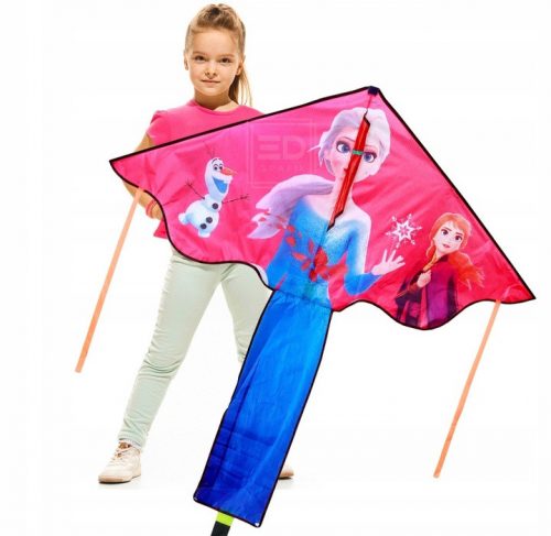 VELIK ELSA Frozen KITE, OGROMEN, do 3 metre, OJAČAN