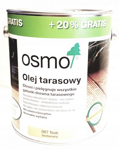 Osmo 007 Olje za teraso 3l Brezbarvno