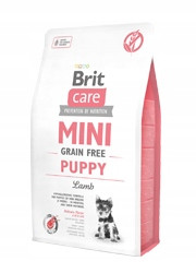  Brit Care Mini Puppy jagnjetina suha hrana za pse z alergijami 2 kg