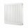 Jekleni panelni radiator Diamond 2500 W bel 1200 x 600 x 102 mm - stranski priključek