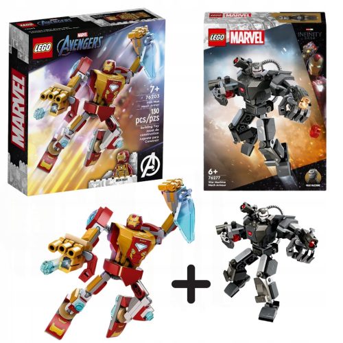  LEGO Super Heroes 76203000 LEGO MARVEL AVENGERS 76203 MEHANSKI OKLOP + LEGO Super Heroes 76277 War Machine Mech Armor