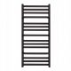  Vodni kopalniški radiator Regnis 698 W 530 x 1160 mm črn