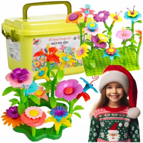  KOMPLET BLOK FLOWERS GARDEN CONSTRUCTION FLOWERS GARDENING FUN LARGE