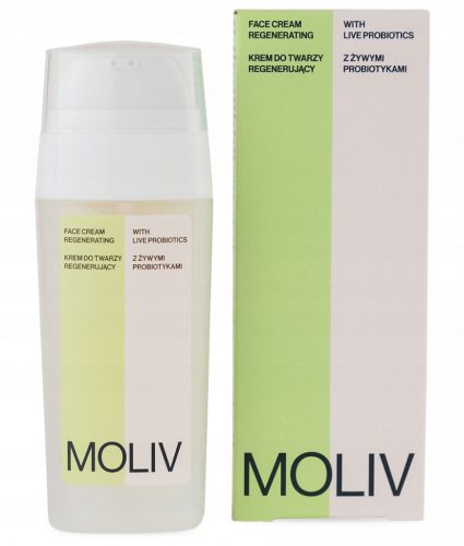  MOLIV Probiotična krema za obraz proti nepravilnostim SPF 0 dnevna in nočna 30 ml