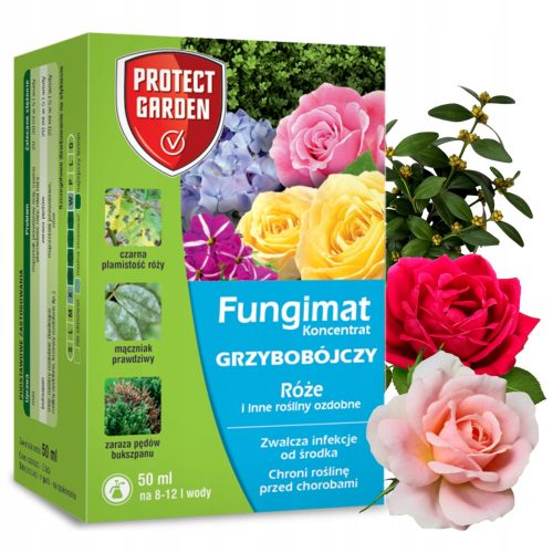  FUNGIMAT FUNGICIDNI KONCENTRAT ZA VRTNICE IN DRUGE RASTLINE 50ML PROTECT GARDEN