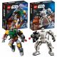  LEGO Star Wars 75370 Stormtrooper Mech + LEGO Star Wars 75369 Boba Fett's Mech