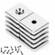  NEODIM MAGNET ZA VIJAK 14x14x3 mm MOČAN - 10 KOS