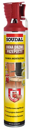 Montažna pena Soudal 750 ml