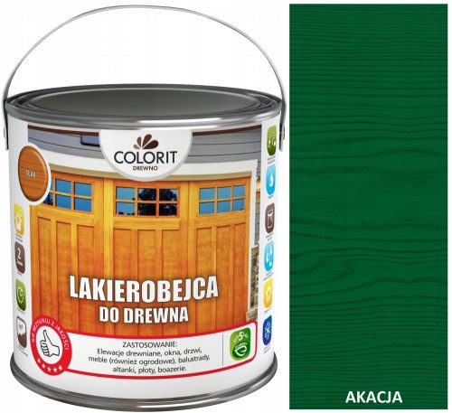  Vodna lazura Colorit 2,5 l Akacija