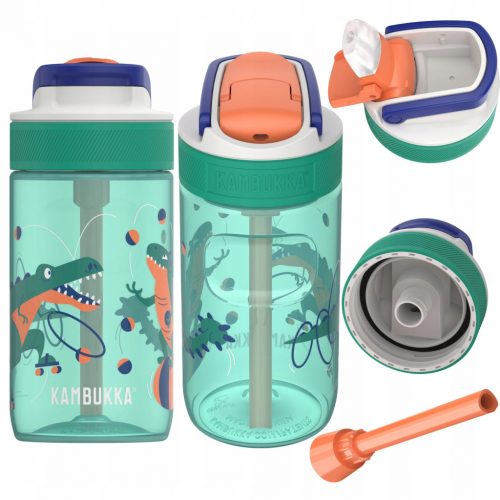  Otroška steklenica za vodo Kambukka Lagoon 400 ml Juggling Dino