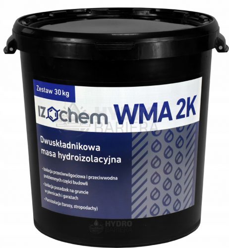  IZOCHEM WMA 2K 30 KG VODOVODNE IZOLACIJE TEMELJA TEŽA KMB