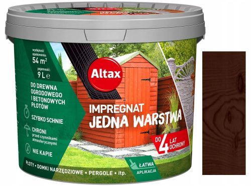  Altax smolna impregnacija 9 l rjava