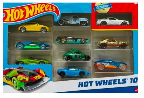  HOT WHEELS 10PAK Toy Cars Komplet vozil 10 kosov 54886