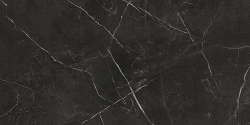 Glazirana/polirana kamenina Nero Venato 60x120 Marmara