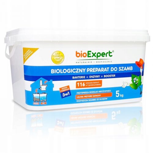  BAKTERIJE za greznice BIOEXPERT za čistilne naprave pripravek 3v1 za VONJAVE 5Kg