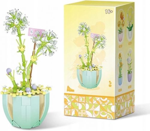  FLOWERS bloki, šopek rož v lončku DIY Večne rože 269 kos. 2087