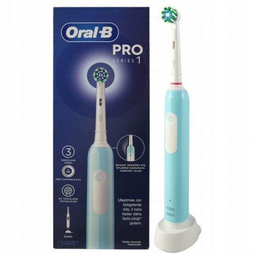  Oral-B Pro1 Cross Action električna zobna ščetka, modra