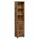 Kopalniška omarica Pillar Industrial Loft Bookcase