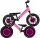  Qplay Balance Bike 12" črna, roza