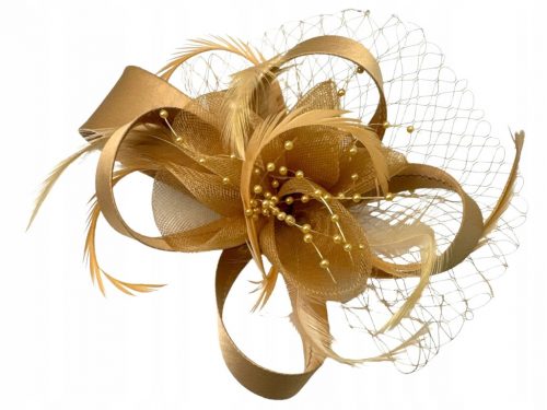  Head Fascinator PIN Headdress BEIGE Lolita Dodatki