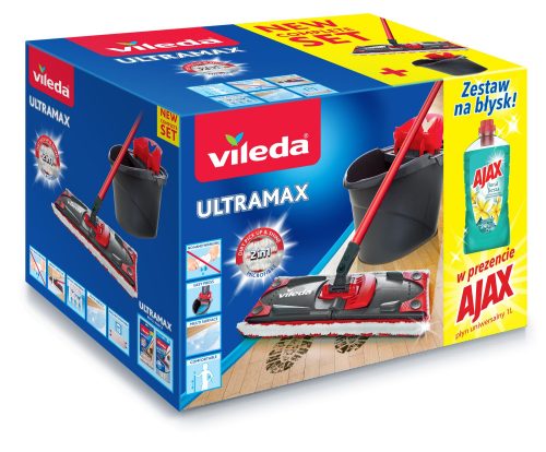  Vileda UltraMax vedro in ploščata krpa 35 cm