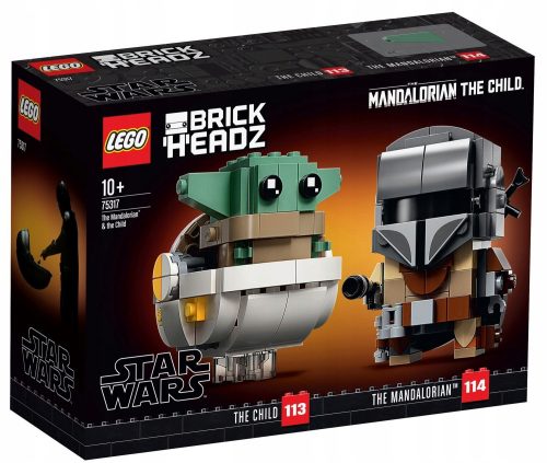  LEGO BrickHeadz 75317 Mandalorec in otrok