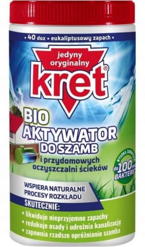  Kret BIO aktivator v prahu za greznice, 1 kg