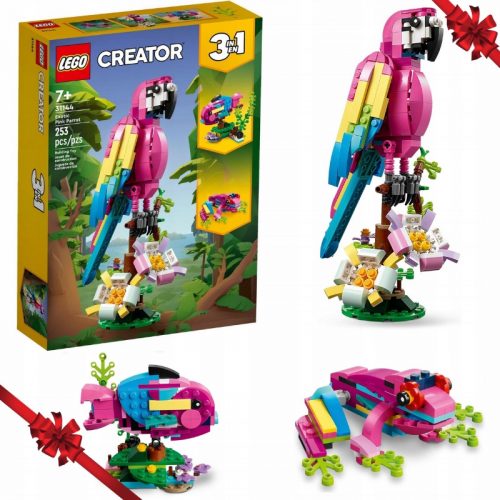  LEGO Creator 100111 LEGO Creator 3 v 1 eksotična papiga 3 v 1 lego PTICA IZ KOCK RIBA