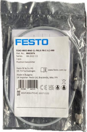  FESTO oddajnik položaja SDAS-MHS-M40-1L-PNLK-PN-E-0,3-M8