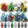  KOMPLET 8 NINJAGO FIGURIC, BLOK, FIGURIC, DODATKOV