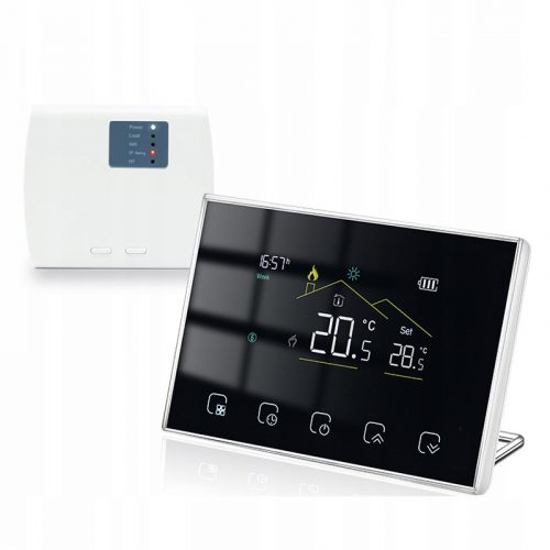  Smart Funk 433MHz 100m WiFi Raumthermostat Komplet termostatov Regler