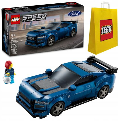  LEGO Speed Champions 76920 Ford Mustang Dark Horse + LEGO 6315792 VP PAPIRNA VREČKA SREDNJA M 34X41X10 TE