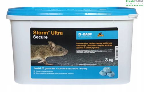  Močan strup Storm Ultra strup za podgane in miši BASF kocke 3kg